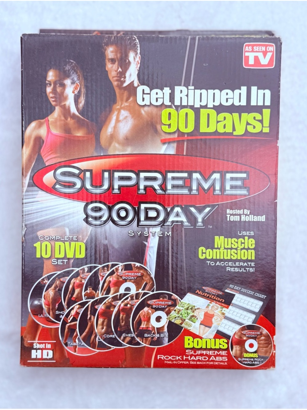 Supreme 90 Day System Complete 10 DVD Fitness Set Muscle Confusion Workout Gym